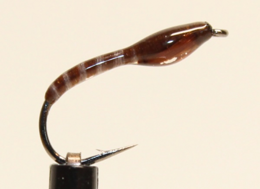 Nymphe Nr. 120 - Braun-Grau-Braun