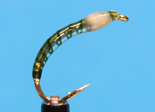 Nymphe Nr. 14C - Oliv-Oliv-Creme